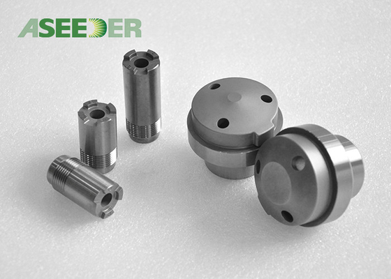 Hartmetalldüse mit drei Nuten, lange Lebensdauer der Nassstrahldüse